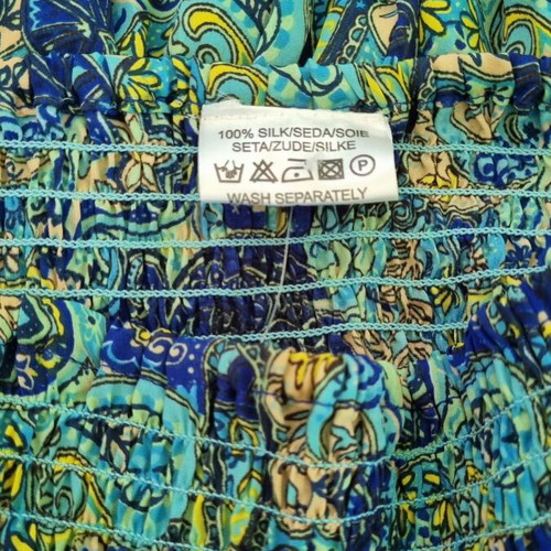 Bluenote strapless silk dress new, multicolor, one size