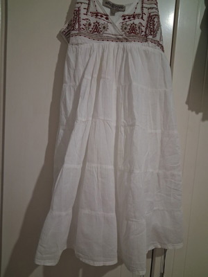 Attrattivo White Boho Mini Dress Size M like new