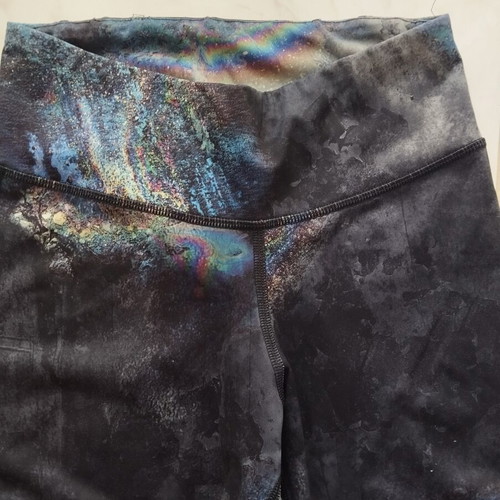 Reebok XS multicolor gym leggings like new