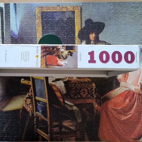 Puzzle Johannes Vermeer The Wine Glass Noriel 1000 used