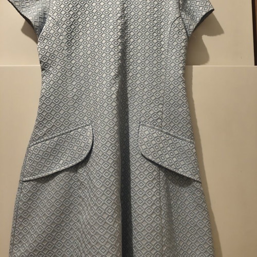 Manolo formal dress, turquoise, size L / 40 / 12