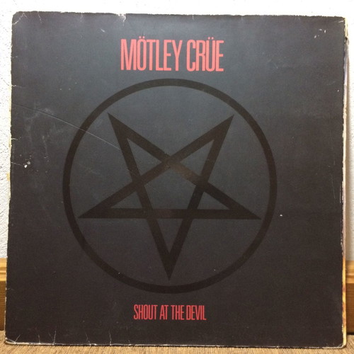 Motley Crue Shout at The Devil LP used, first German edition