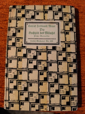 Die Hochzeit des Mönchs book used, German language, 1920 edition