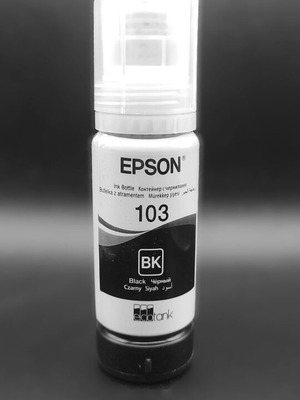 Μελάνι Epson Μαύρο 103, μπουκάλι, συμβατό με εκτυπωτές EcoTank