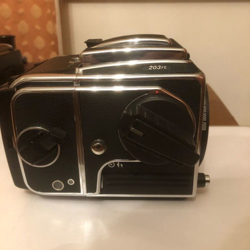 Hasselblad 203 FE new with two unused backs