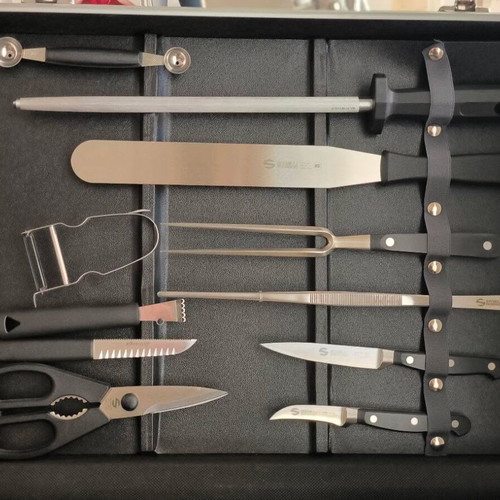 Sanelli Ambrogio Professional Knife Set new in aluminium case