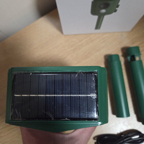 Solar Ultrasonic Animal Repeller waterproof new