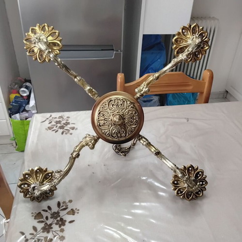 Antique ceiling lights like new, set of 2, 1960s