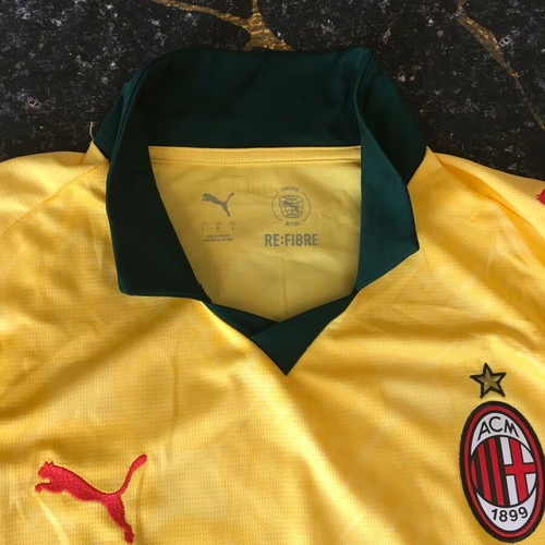 AC Milan Puma 2025/26 Third Jersey yellow, like new, men's size L