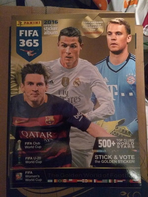 Άλμπουμ Panini FIFA 365 2016 καινούργιο, ελληνικής έκδοσης softcover