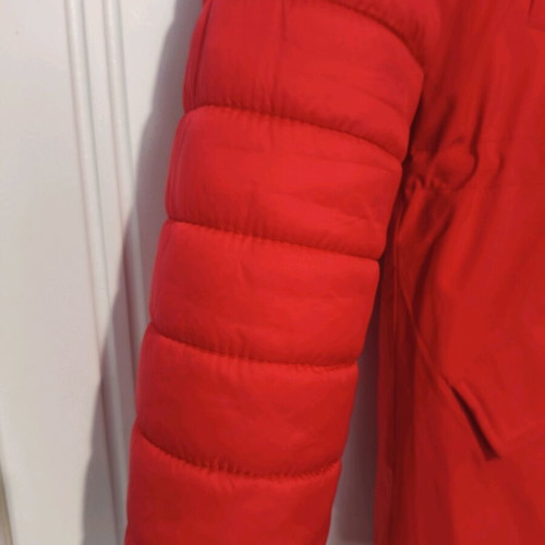 Women's jacket new size M red with detachable hood