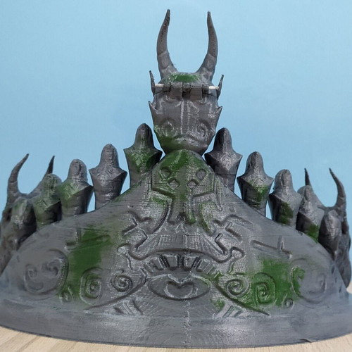 Skyrim Dragon Priest Altar 3D printed figure new, hand-painted, 20 cm
