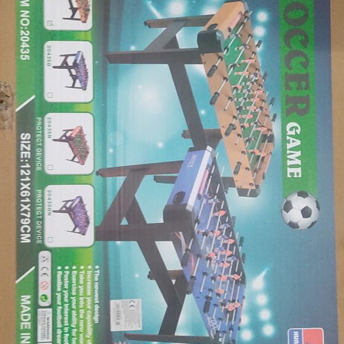 Wooden tabletop foosball game new