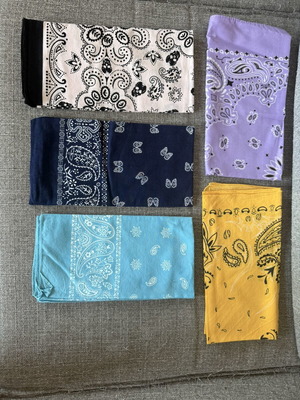 Bandanas set of 5 like new