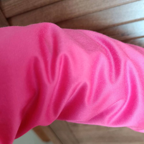 Toi&Moi jacket used, cotton satin, pink, size Medium