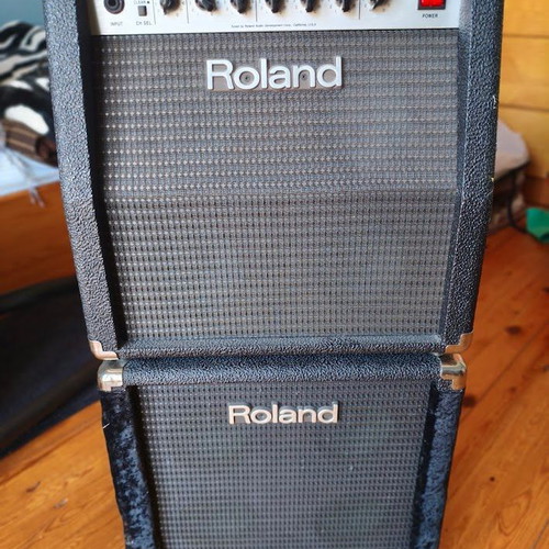 Roland GC-405 Mini Stack amplifier set like new with cables