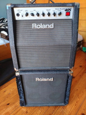 Roland GC-405 Mini Stack amplifier set like new with cables