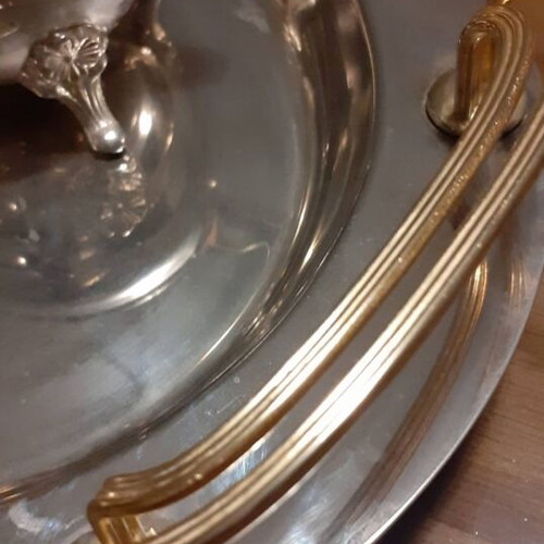 Silver-plated tableware like new with unique designs