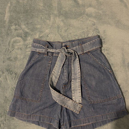 Sisley women's denim shorts like new, size M/38, blue
