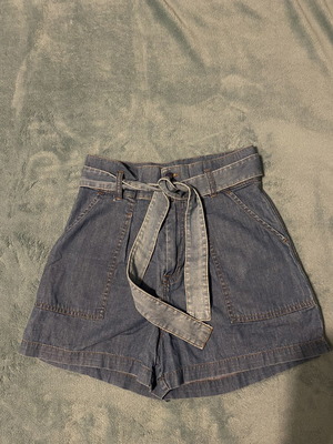 Sisley women's denim shorts like new, size M/38, blue