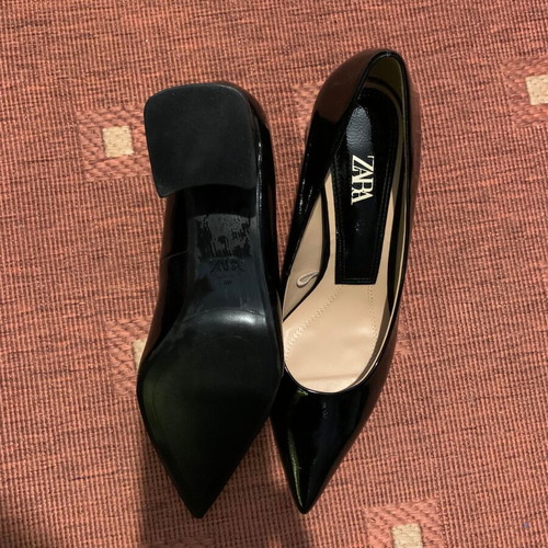 Zara pumps size 40 like new black and beige