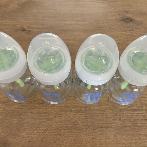 Dr. Brown’s Options+ Glass Bottles Set of 4 with Wide Neck 150ml like new