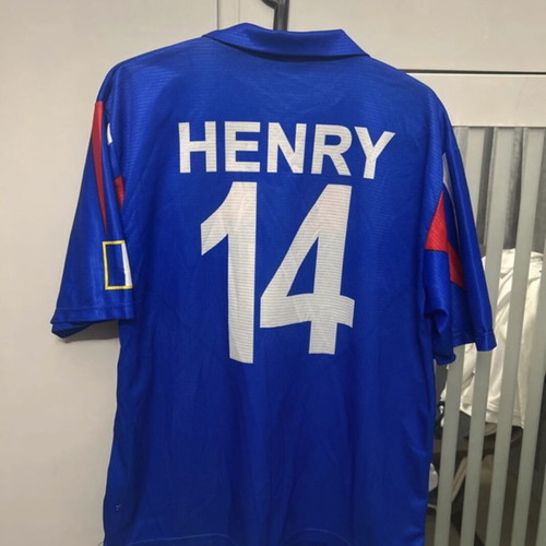 Football jersey Henry used, size M, France