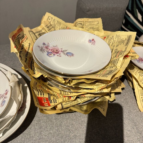 Scherzer Bavaria Germany full dinnerware set like new
