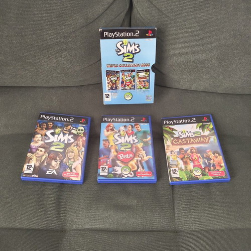 The Sims 2 Triple Collection 2008 PS2 game used, Greek CIB