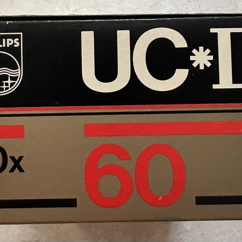 Philips UC*II chrome cassette tapes used, pack of 10