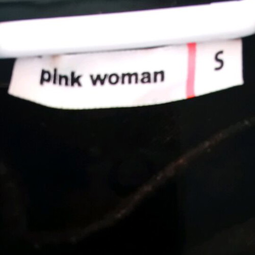 Pink Woman dress black like new, size S