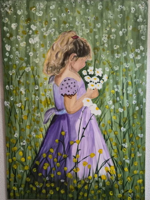 Gathering Summer Ακρυλικό ζωγραφικό 65×90 Νέο