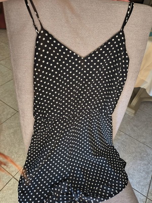 Stradivarius One-Piece Shorts Size M Like New Black and White