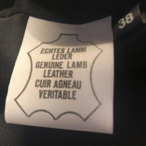 Leather vests unisex vintage, like new, brown size M and black 38, pack of 2