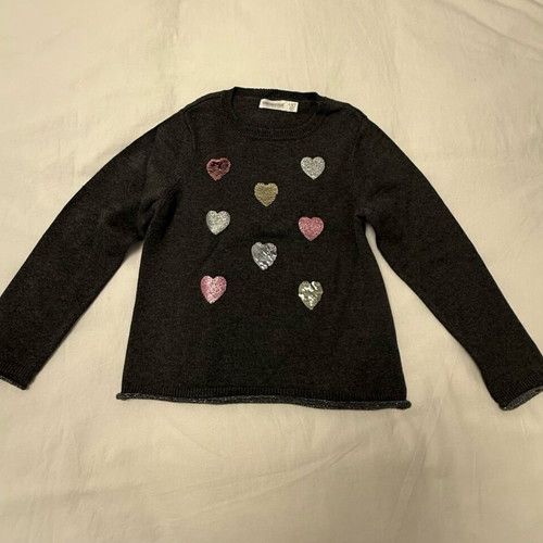 Orchestra sweater for 4-year-old girl 104 cm like new, gray