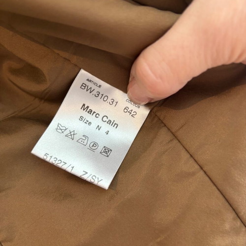 Marc Cain women's suit like new, camel and beige