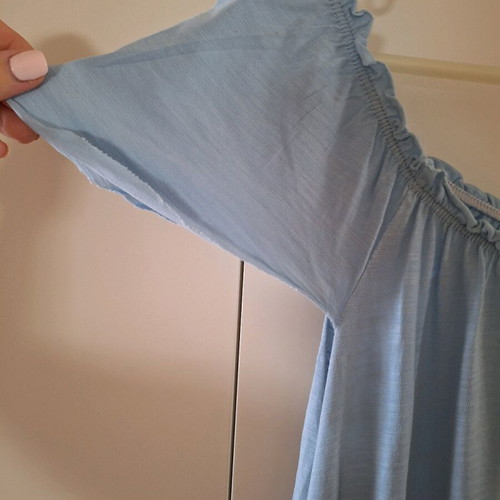 Celestino long blue dress like new, comfortable, summer