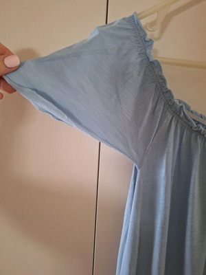 Celestino long blue dress like new, comfortable, summer
