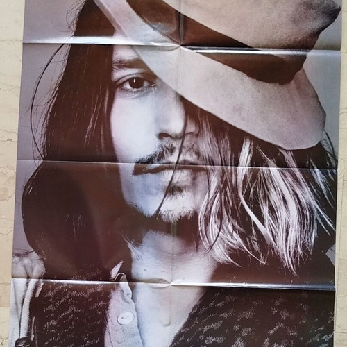 Collectible Johnny Depp poster used from Afisorama Fans