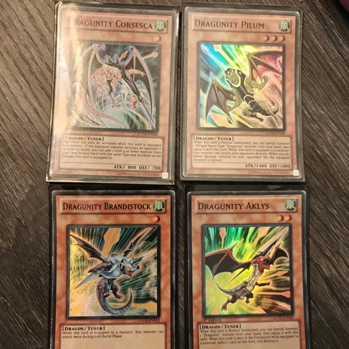 YGO Dragunitys used Yu-Gi-Oh! cards