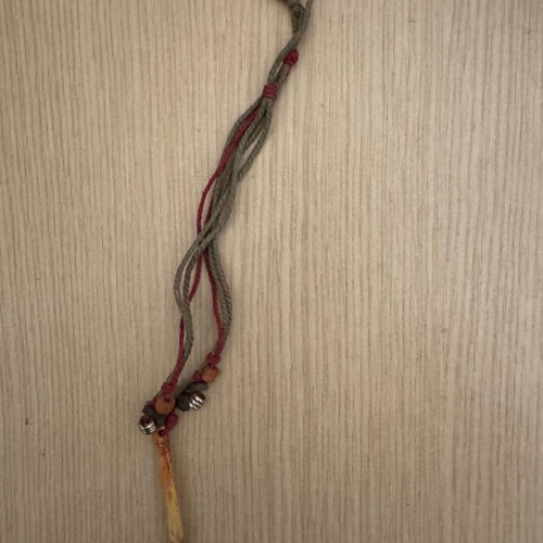 Bone necklace pendant used