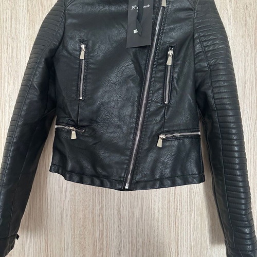 Women's leather jacket new with tag