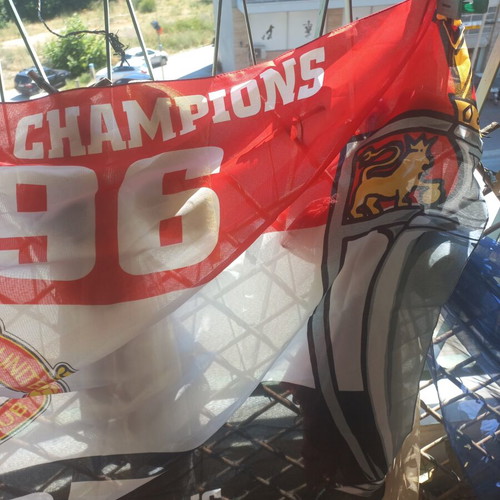 Vintage Premiership Champions 1996 Football Flag like new