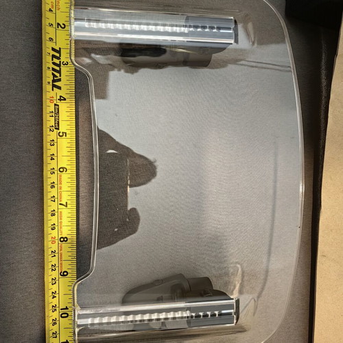 Motorcycle Windshield Extension used, adjustable height