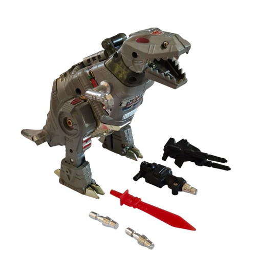 Hasbro El Greco Transformers G1 Dinobots Grimlock figure used, collectible 90s