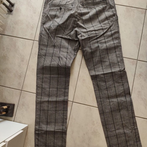 Carhartt fabric checkered pants W32, gray