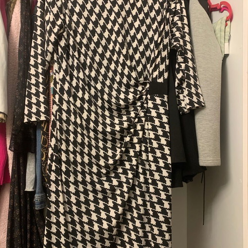 Black and white dress XL like new