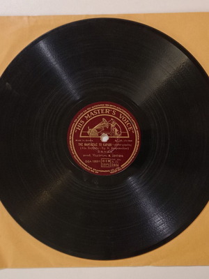 78 rpm record HMV AO 2806 used, Της Φαντασίας Το Καράβι - Σλοου Ρομανς