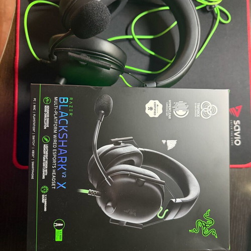 Razer Blackshark V2 X wired headset like new