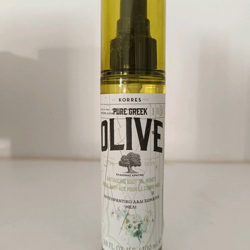 Olive Korres body oil limited edition new